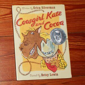 Vintage Harcourt Books "Cowgirl Kate & Cocoa" Hardcover Children's Book
